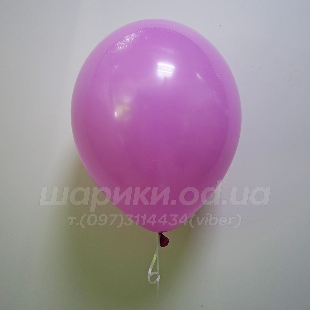 Темно розовый гелиевый шарик