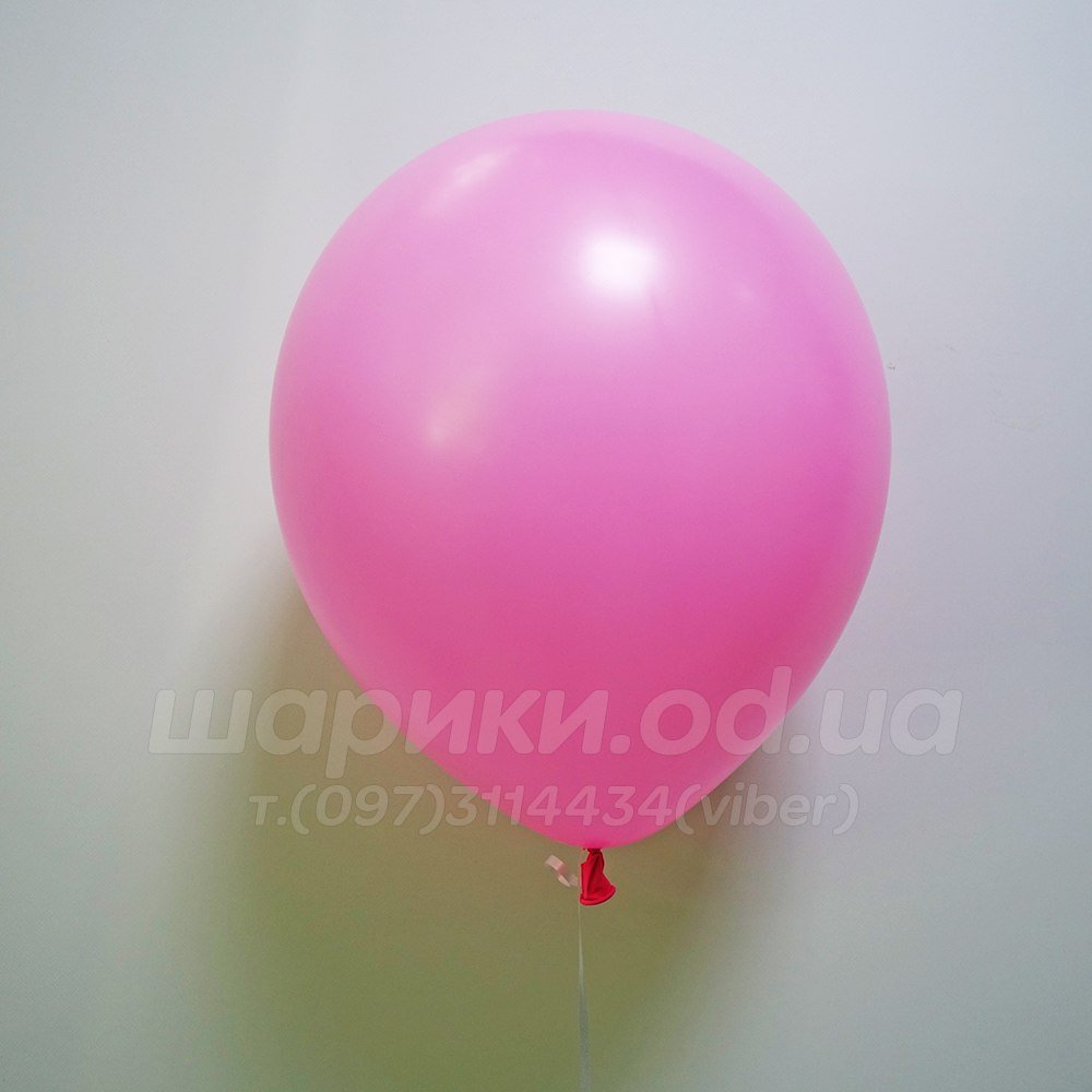 Розовый гелиевый шарик