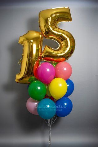 Шарики на 15 лет