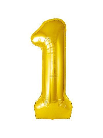 Шарик цифра "1"