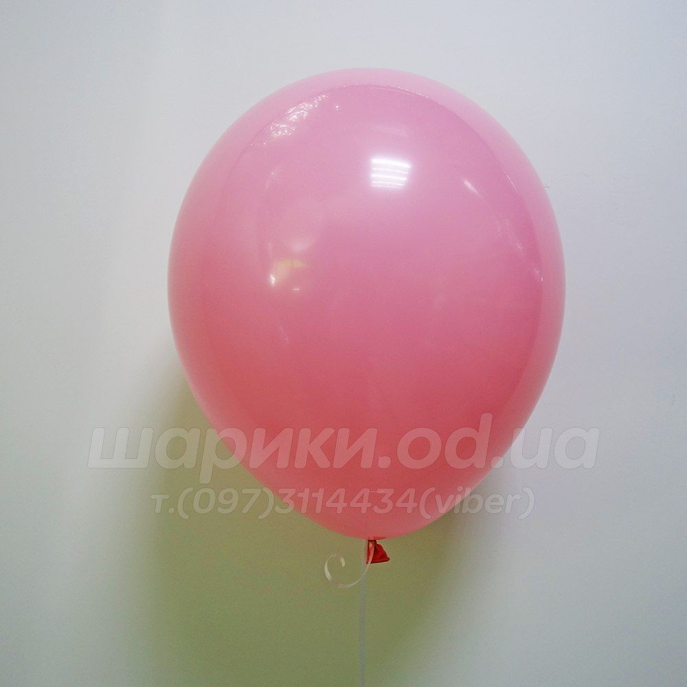 Розовый теплый гелиевый шарик