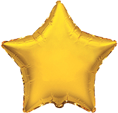 Фольгована зірка золота