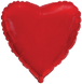 Фольгированный шарик красное сердце 45 см.