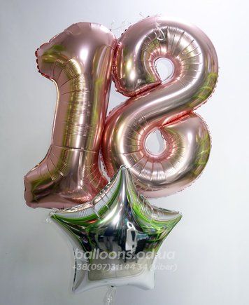 Цифра "18" + зірка