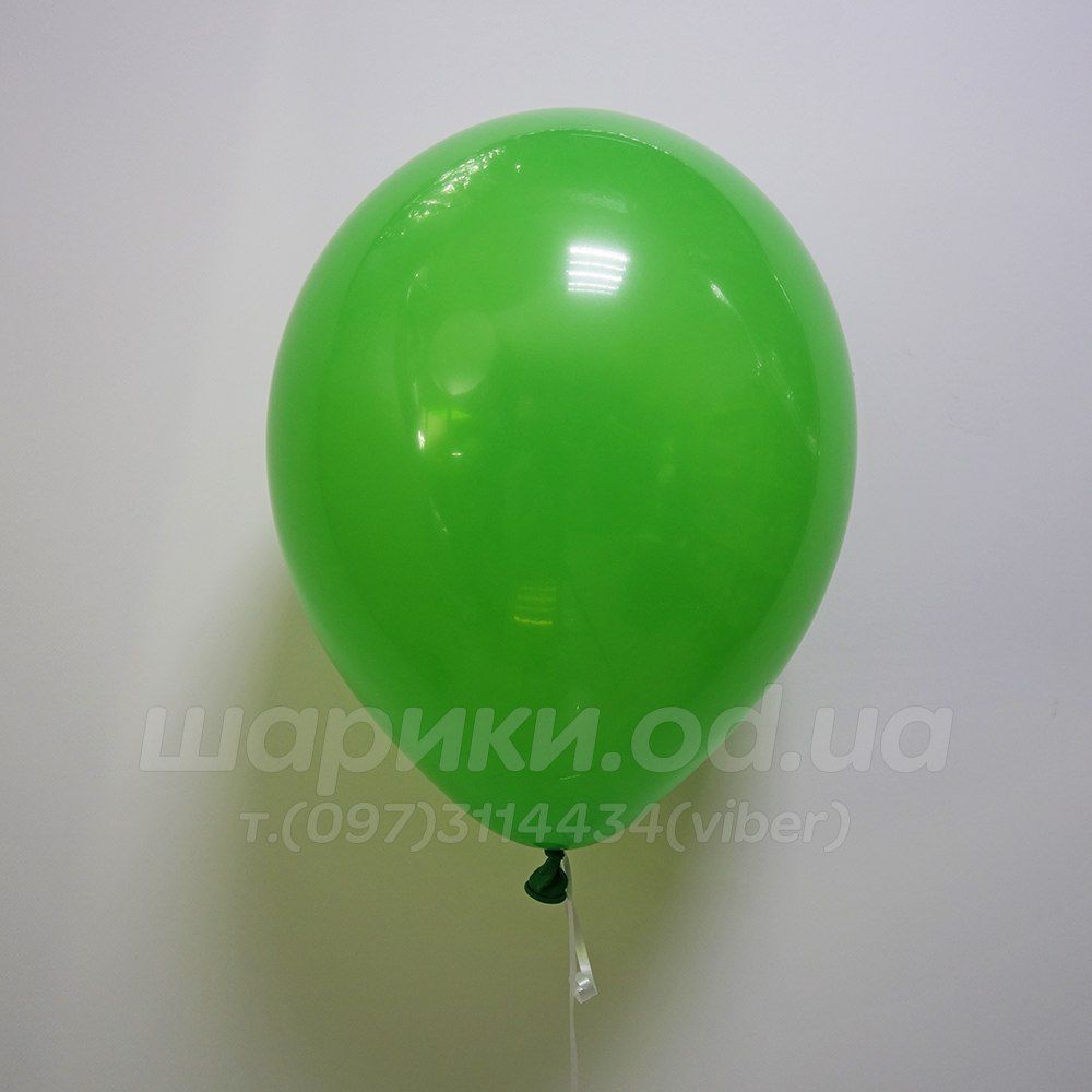 Зеленый гелиевый шарик