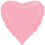 Фольгированный шарик розовое сердце