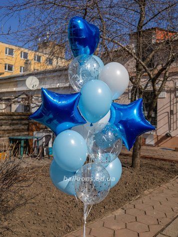 Букет "Ніжний у блакитному"