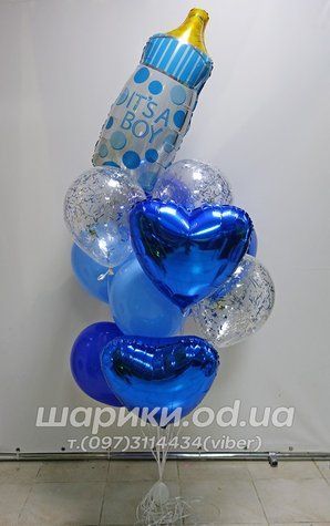 Букет на виписку "Пляшечка"