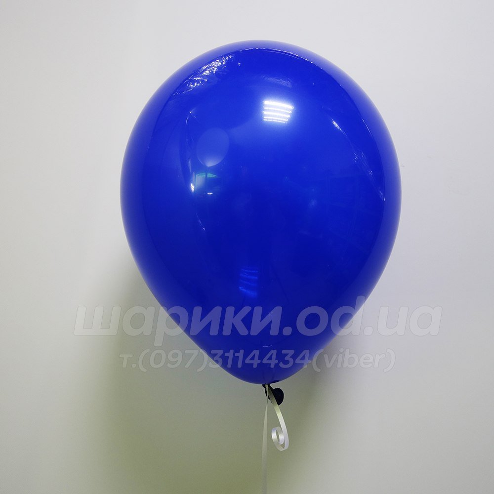 Синий гелиевый шарик