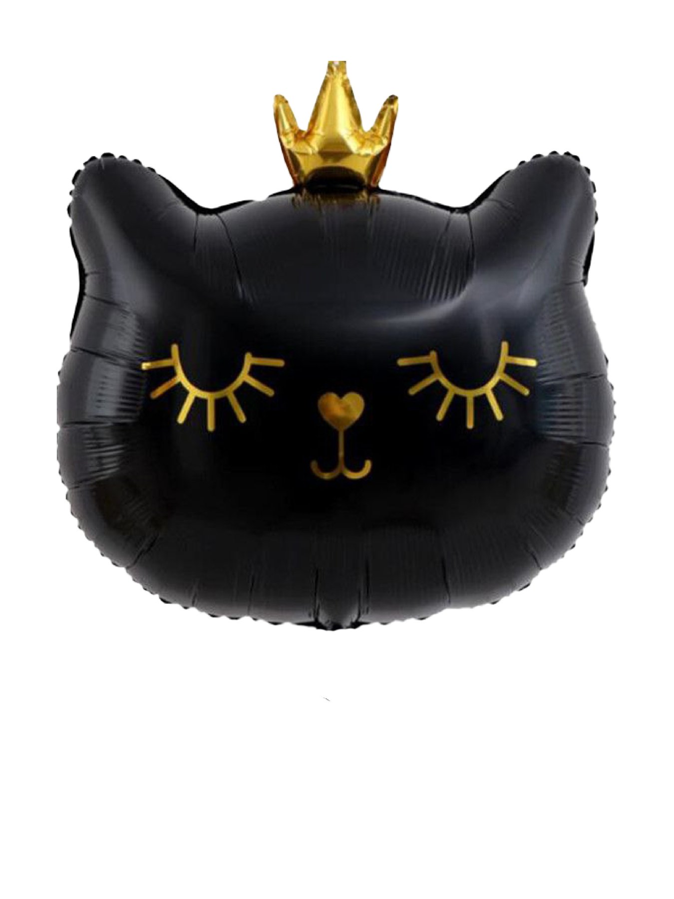 Кошка черная с короной