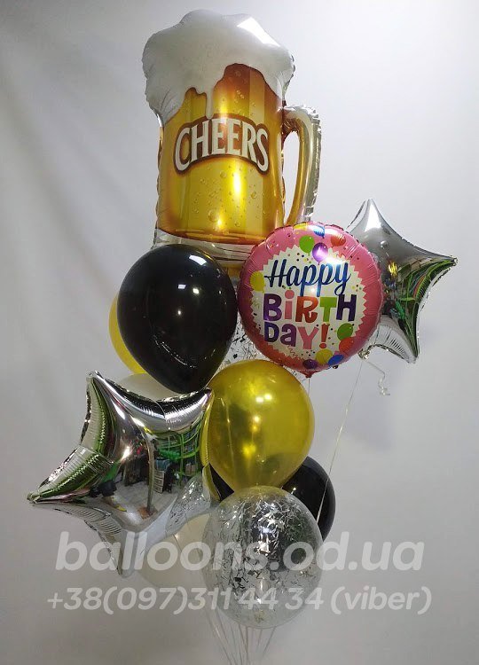 Фонтан із кульок "Веселий келих"