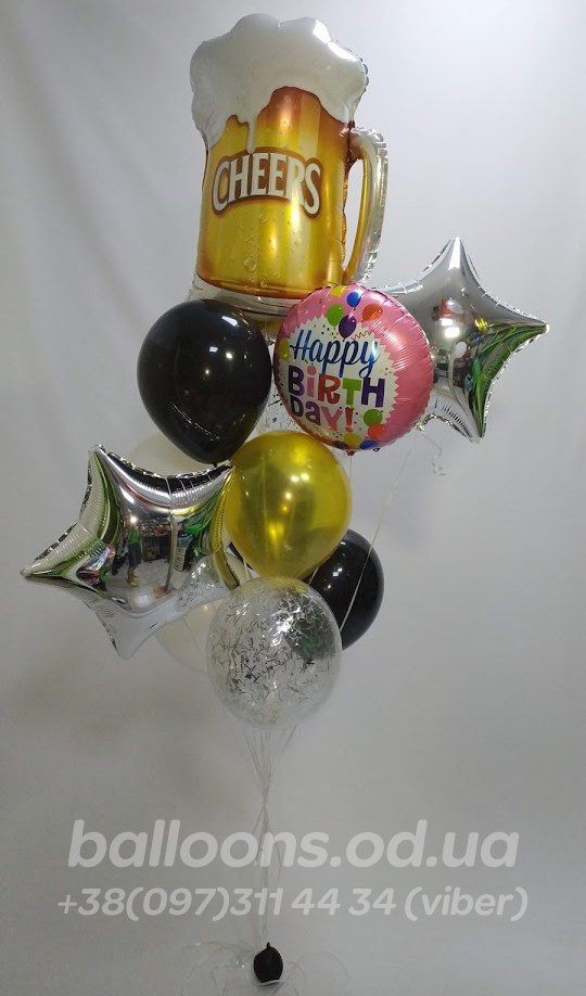 Фонтан із кульок "Веселий келих"